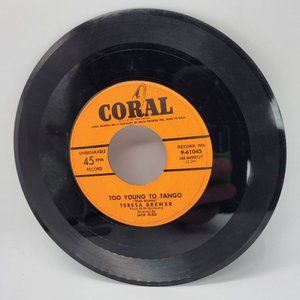 To Young To Tango / Ricochet by Teresa Brewer 45 RPM Vintage Vinyl